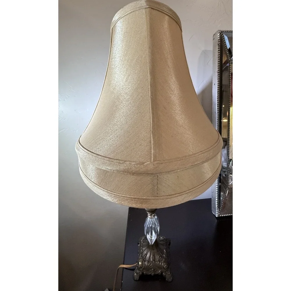vintage mid-century Hollywood Regency-style table lamp Art Deco Decorative 18